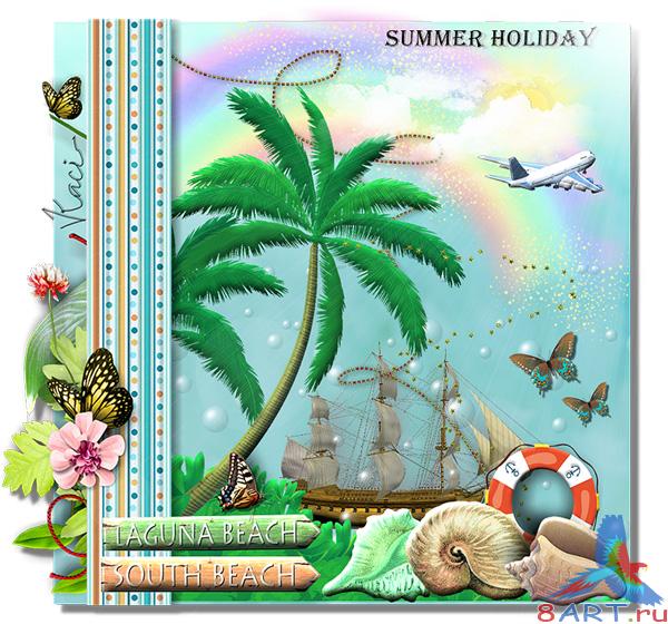 Скрап-набор Summer Holiday Скрап-набор Summer Holiday