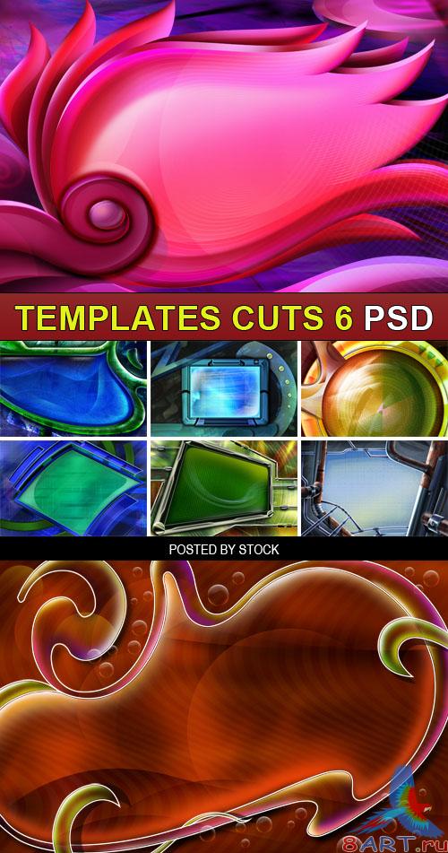 PSD Source - Templates cuts 6 PSD Source - Templates cuts 6