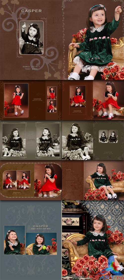 Children Photo Templates - Cute little elf Children Photo Templates - Cute little elf