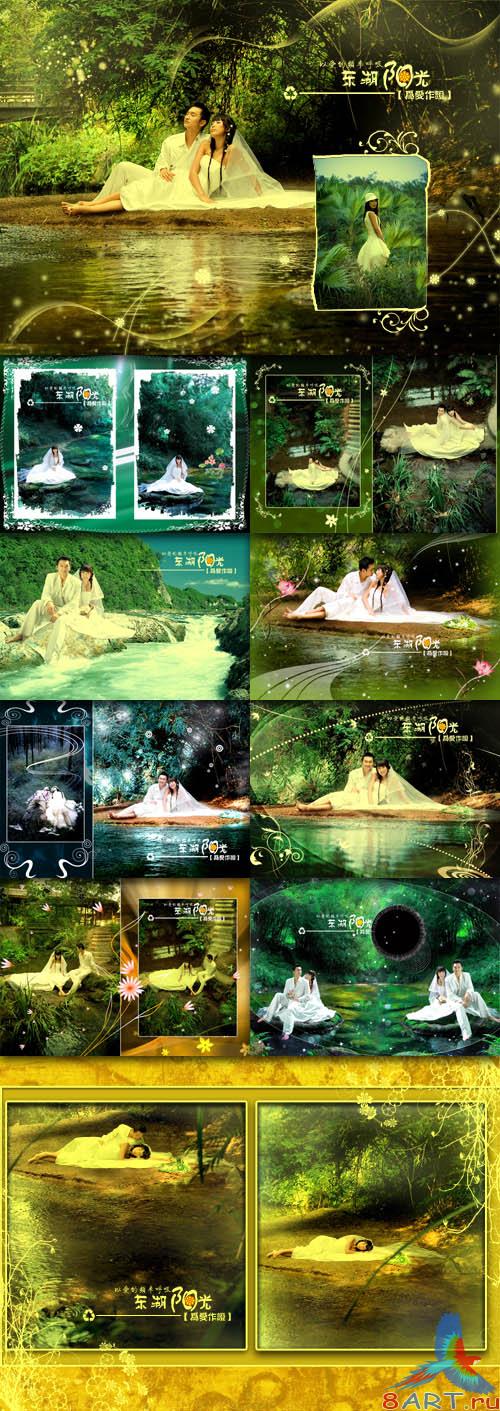 Wedding PhotoTemplate - Sunshine Lake Wedding PhotoTemplate - Sunshine Lake