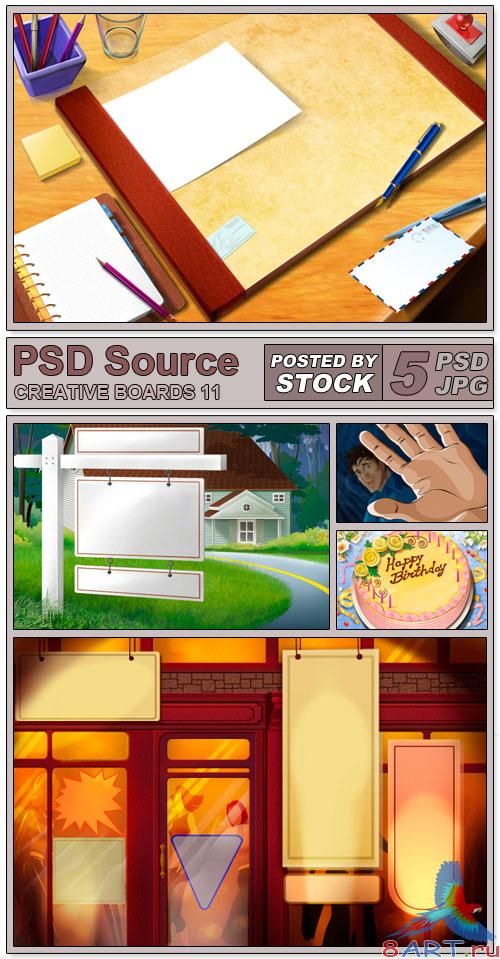 PSD Source - Creative boards 11 PSD Source - Creative boards 11