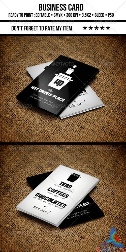 GraphicRiver Coffee Business Card