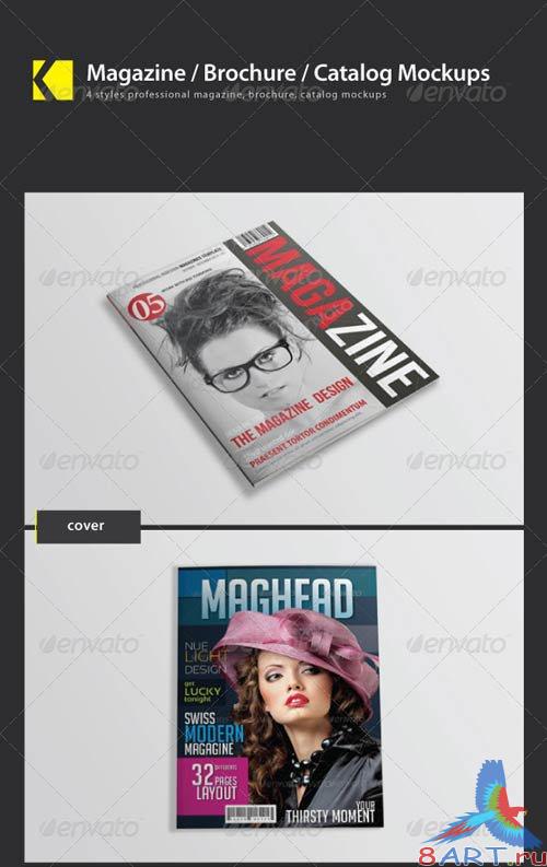 GraphicRiver Magazine/ Brochure/ Catalog mockups