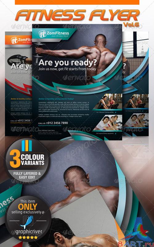 GraphicRiver Fitness Flyer Vol.6