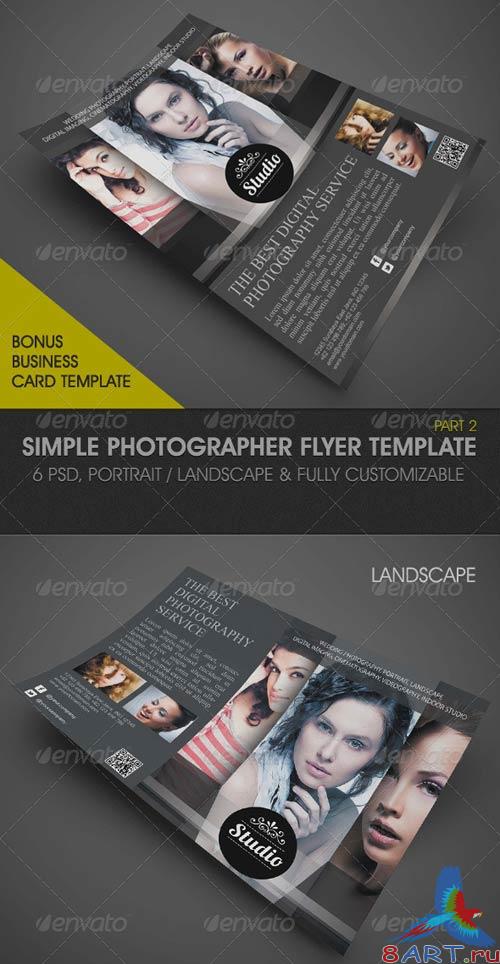 GraphicRiver Simple Photographer Flyer Template