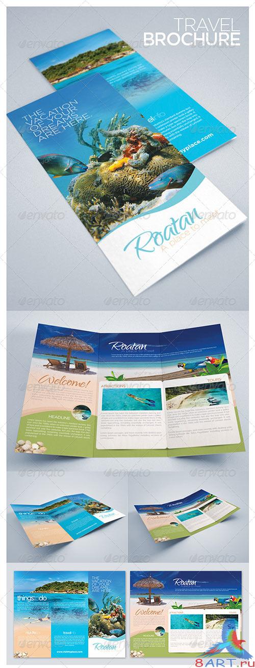 GraphicRiver Travel and Tourism Brochure - Caribbean Beach