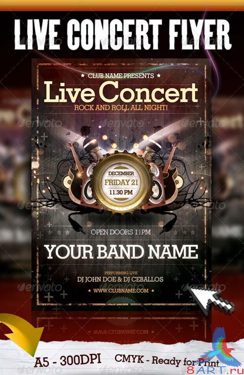 GraphicRiver Live Concert Flyer