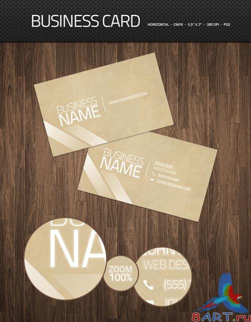 Clean designers business card Clean designers business card