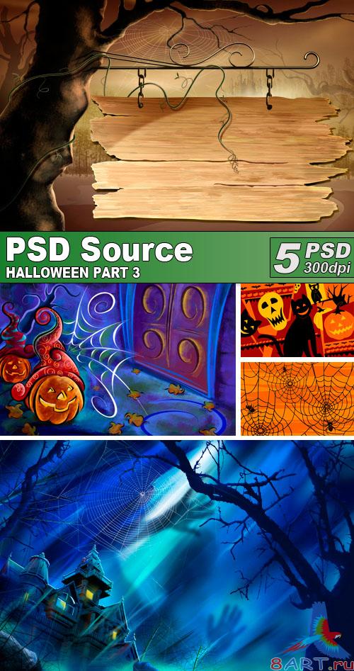PSD Illustrations - Halloween 3 PSD Illustrations - Halloween 3
