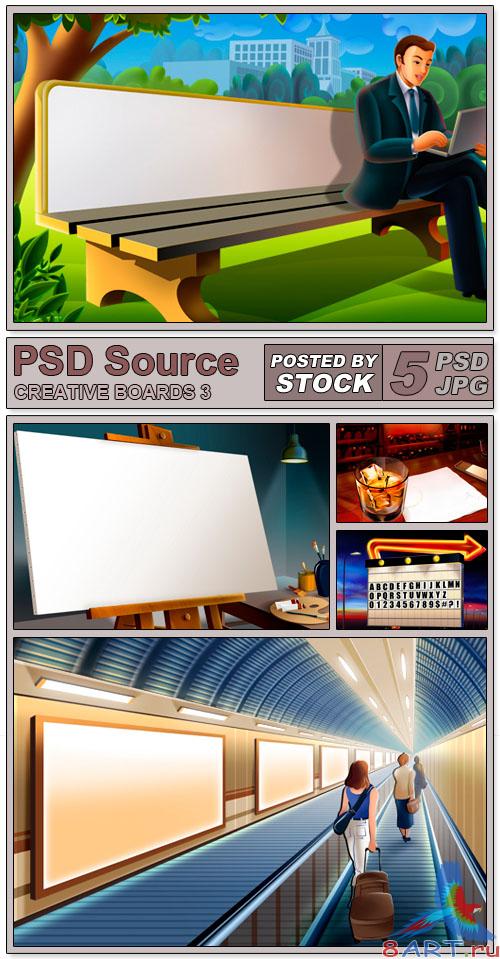 PSD Source - Creative boards 3 PSD Source - Creative boards 3