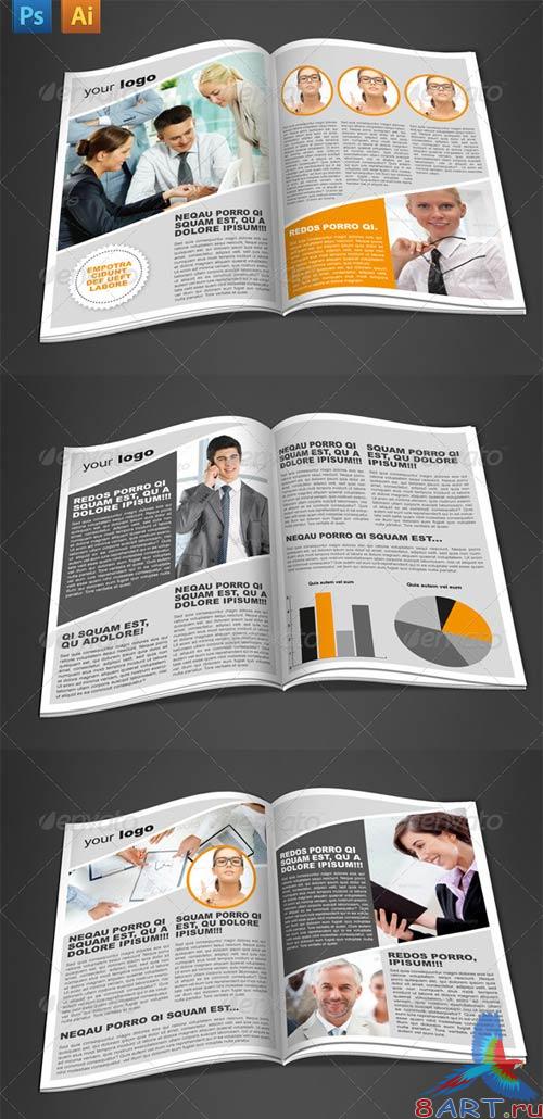 GraphicRiver 6 Pages Newsletter