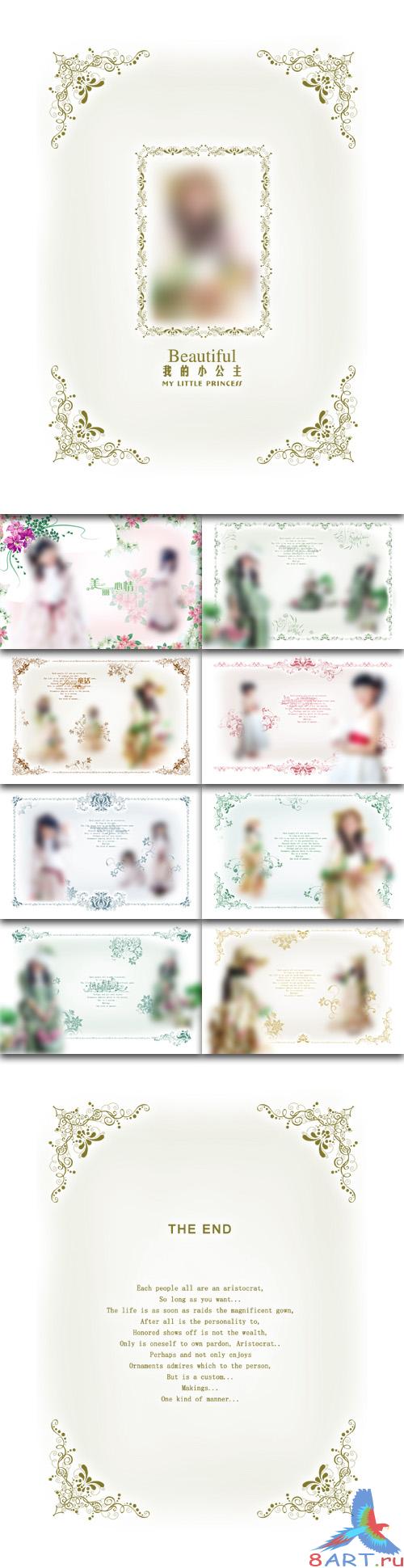 Children photography template my little princess Children photography template my little princess