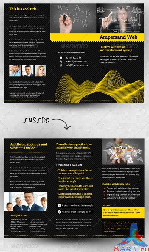 GraphicRiver Ampersand Three Fold Brochure Template GraphicRiver Ampersand Three Fold Brochure Template