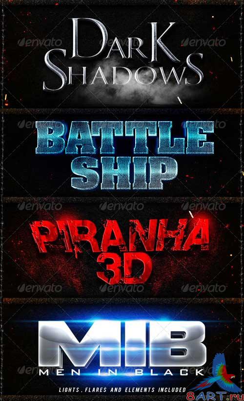 GraphicRiver Game and Movies Photoshop Styles V2 GraphicRiver Game and Movies Photoshop Styles V2