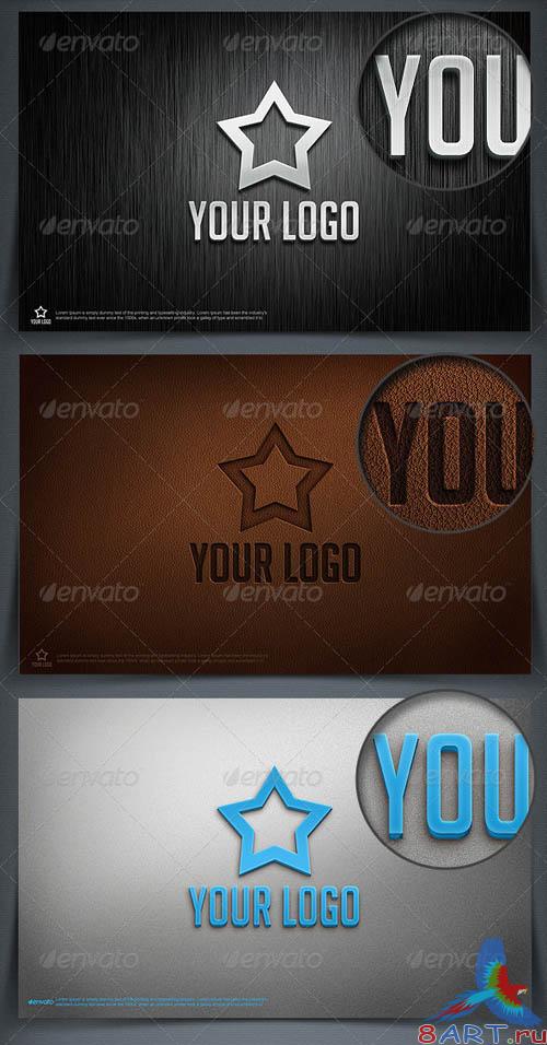 GraphicRiver Straight Logo Mockup GraphicRiver Straight Logo Mockup