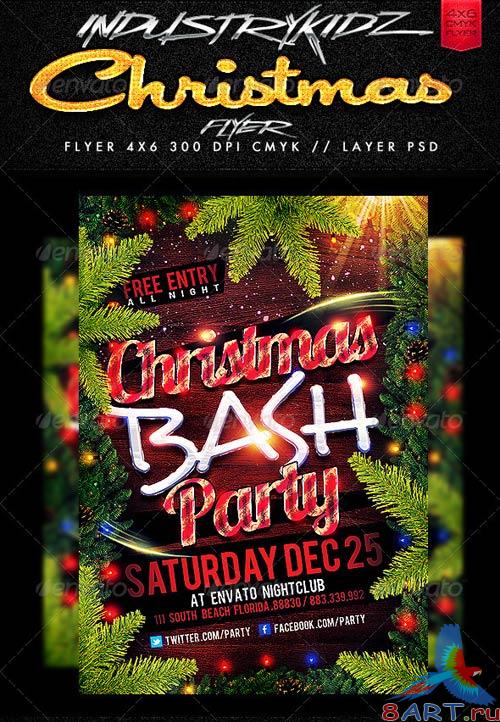 GraphicRiver Christmas Party Flyer Templates 3354338