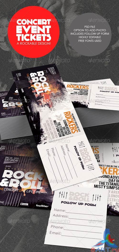 GraphicRiver Concert & Event Tickets/Passes