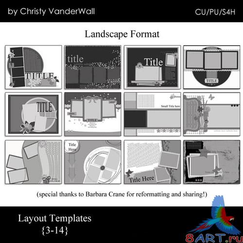 PSD Frames - Landscape Format