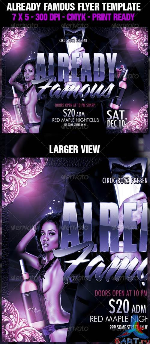 GraphicRiver Already Famous Flyer Template