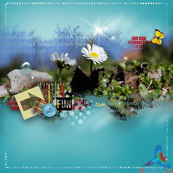 Летний Скрап-набор Fun in the sun Летний Скрап-набор Fun in the sun
