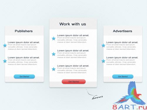 Simple table psd