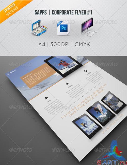 GraphicRiver Sapps | Corporate Flyer #1
