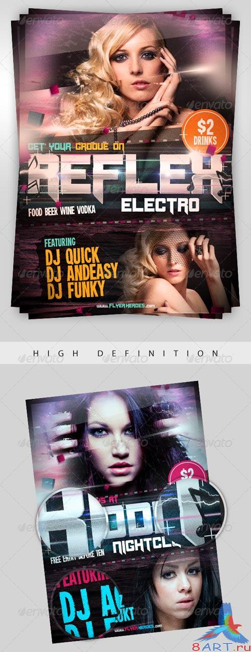 GraphicRiver Exoden Nightclub Party Flyer Template GraphicRiver Exoden Nightclub Party Flyer Template