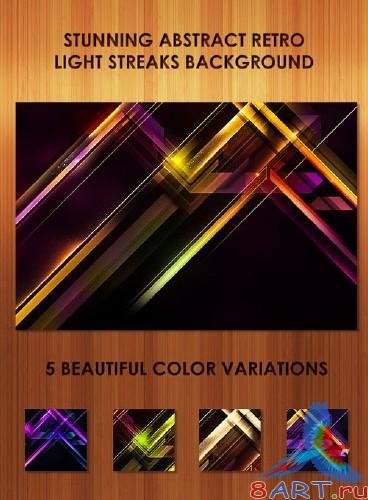Template - Abstract background in retro style Template - Abstract background in retro style