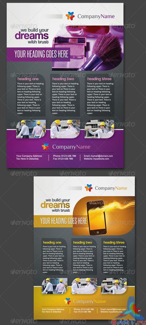 GraphicRiver Clean Multipurpose Business Flyers/Ads GraphicRiver Clean Multipurpose Business Flyers/Ads