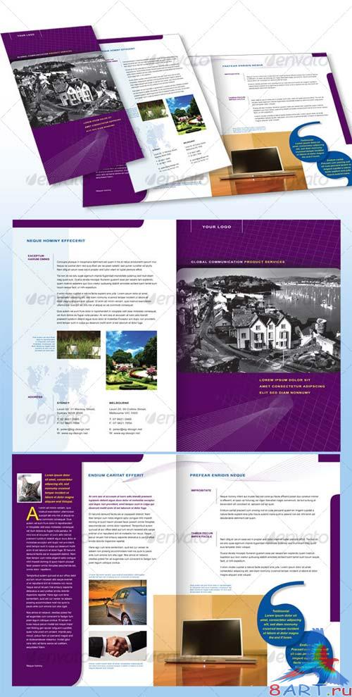 GraphicRiver 4 Page Corporate Brochure A4