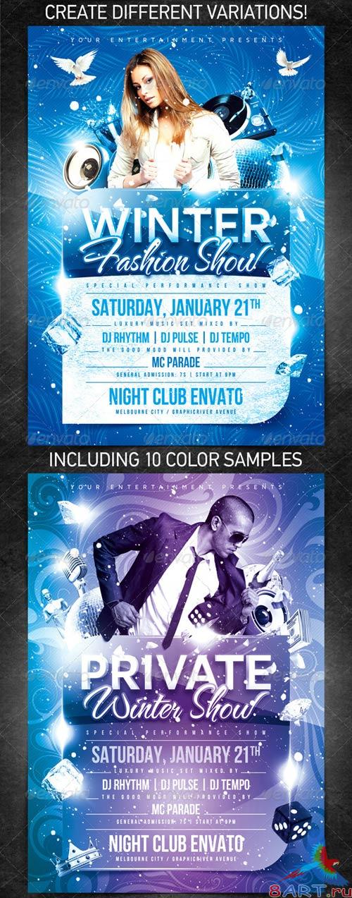 GraphicRiver Private Winter Show Flyer