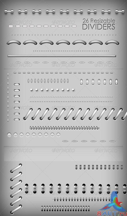 GraphicRiver 26 Ultimate Dividers(resizable vector) GraphicRiver 26 Ultimate Dividers(resizable vector)