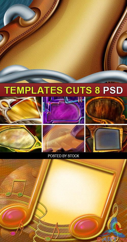 PSD Source - Templates cuts 8 PSD Source - Templates cuts 8