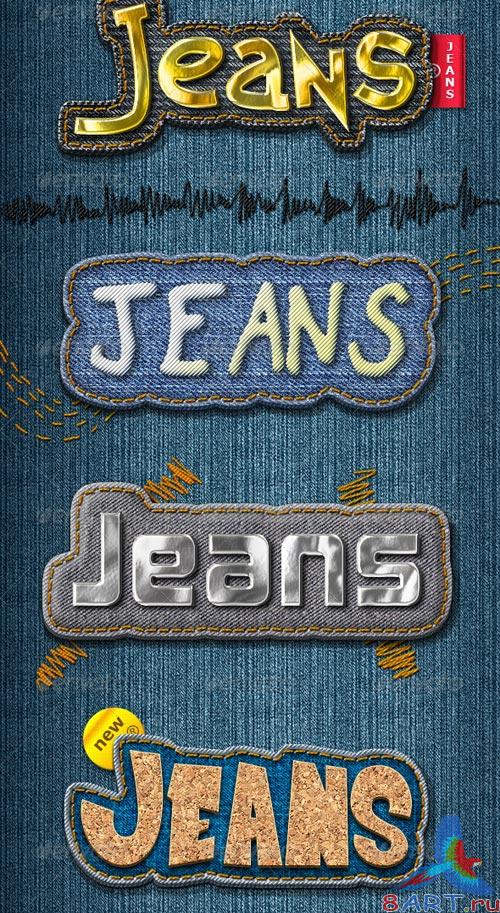 GraphicRiver Jeans Stripe Actions GraphicRiver Jeans Stripe Actions