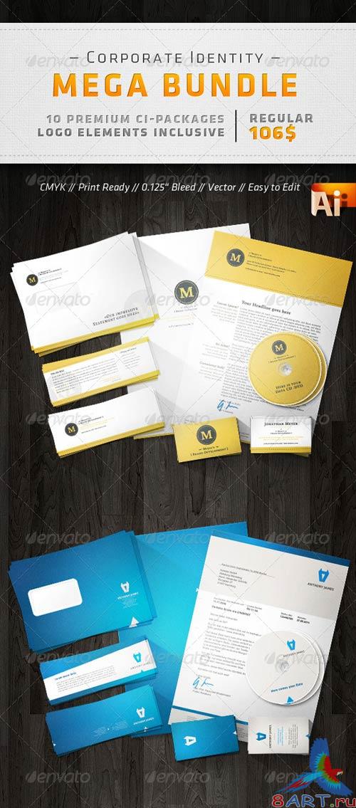 GraphicRiver Corporate Design Mega Bundle