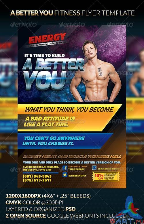 A BETTER YOU Fitness Flyer Template