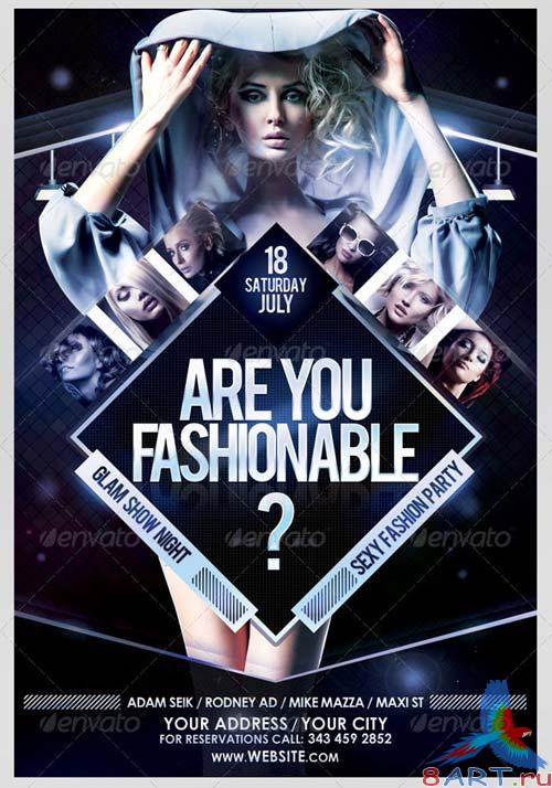GraphicRiver Are You Fashionable? Flyer Template GraphicRiver Are You Fashionable? Flyer Template
