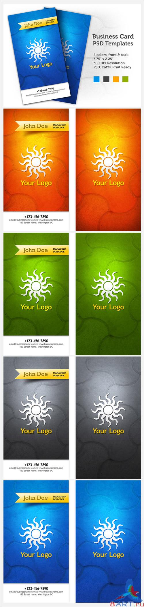Business Card PSD Templates (front & back) Business Card PSD Templates (front & back)