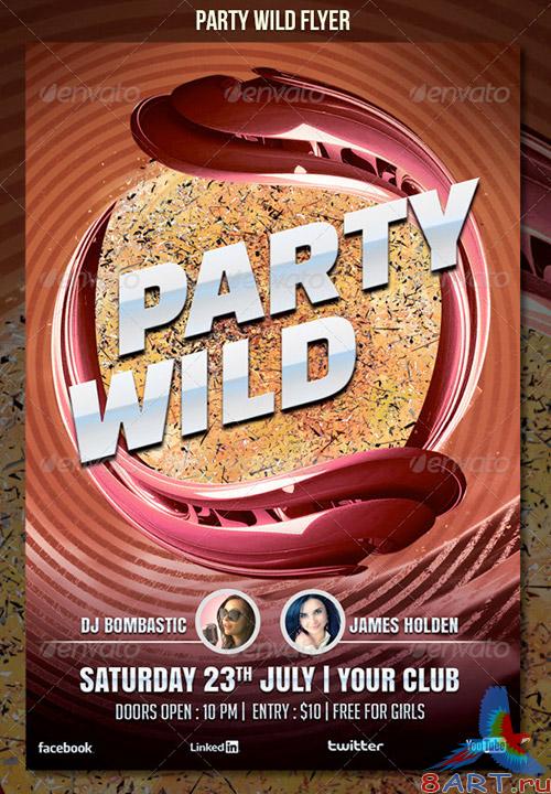 GraphicRiver Party Wild Flyer