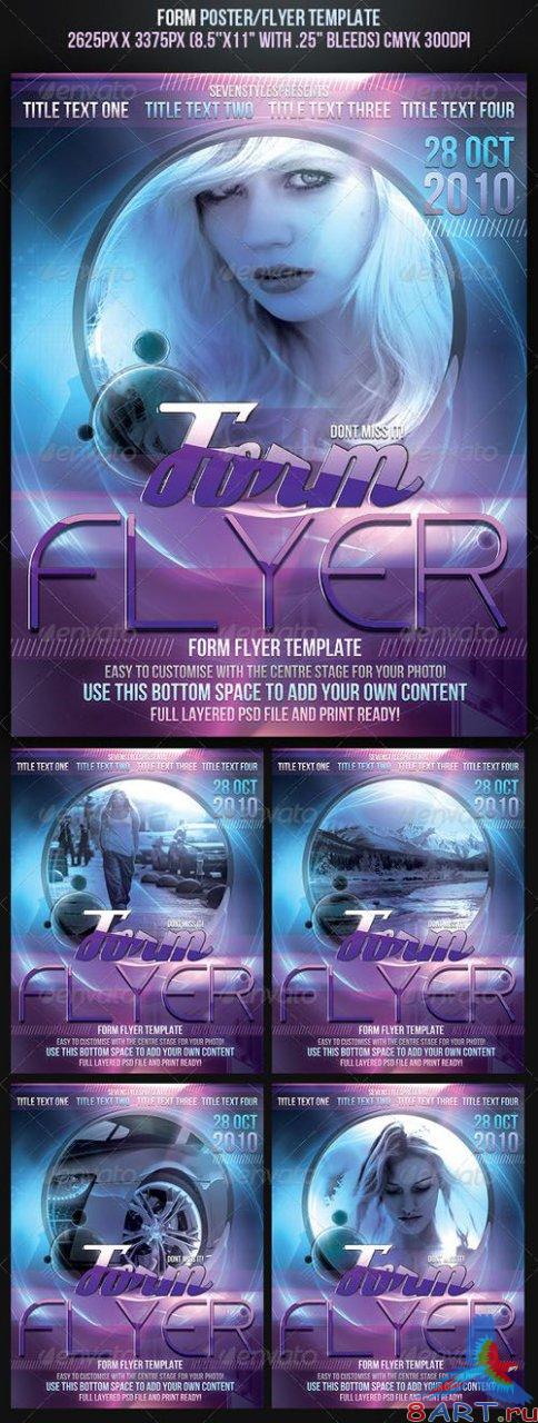 GraphicRiver Form Poster Flyer Template GraphicRiver Form Poster Flyer Template