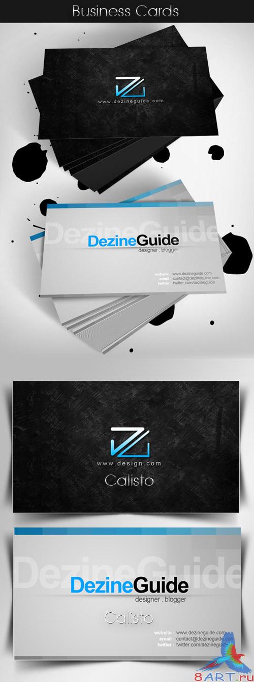 Modern Business Cards PSD Tempate Modern Business Cards PSD Tempate