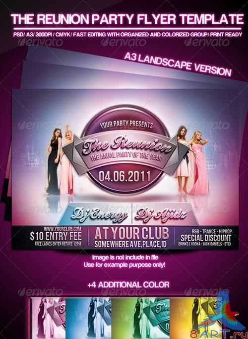 GraphicRiver The Reunion Party Flyer Template