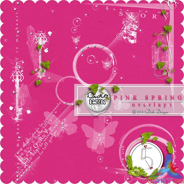 Скрап-набор Pink spring Скрап-набор Pink spring