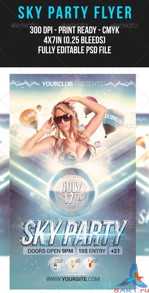 GraphicRiver Sky Party Flyer