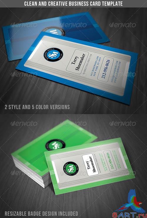 GraphicRiver Clean & Creative Business Card