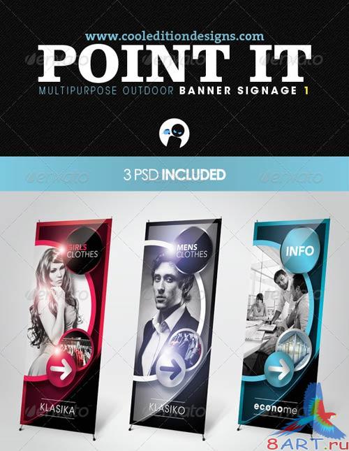 GraphicRiver Point It - Multipurpose Outdoor Banner Signage 1