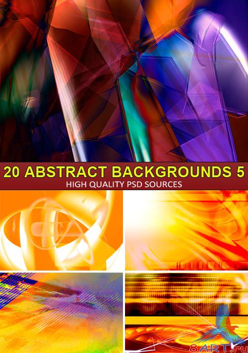 PSD Sources - 20 Abstract backgrounds 5 PSD Sources - 20 Abstract backgrounds 5