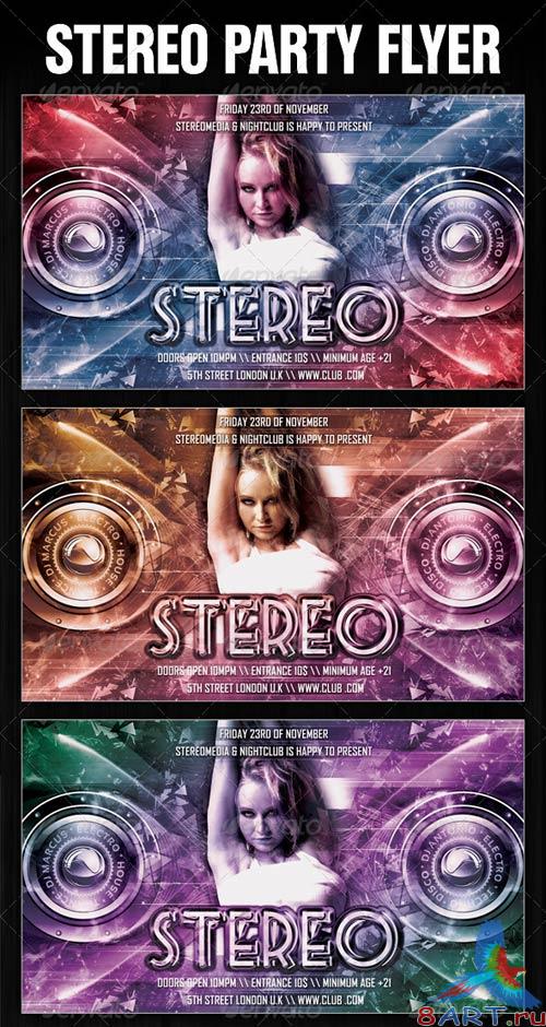 GraphicRiver Stereo Party Flyer