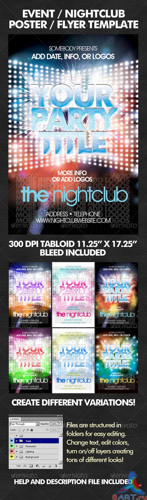 GraphicRiver - Flashy Nightclub / Event Poster-Flyer GraphicRiver - Flashy Nightclub / Event Poster-Flyer