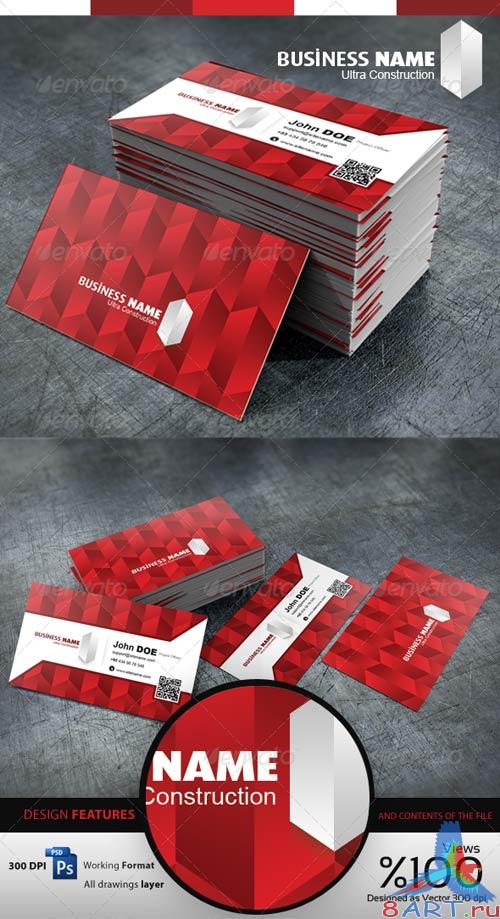 GraphicRiver Construction - Business Cardvisid